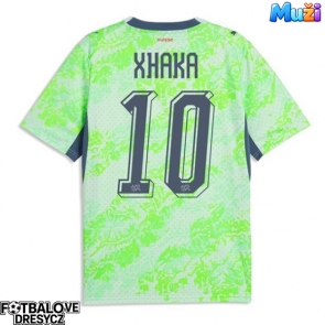 Švýcarsko Granit Xhaka #10 Venkovní Dres MS 2026 Krátký Rukáv
